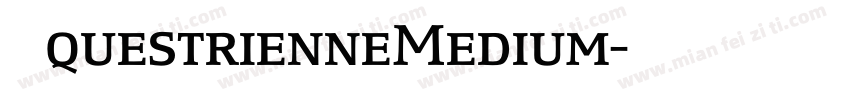 EquestrienneMedium字体转换