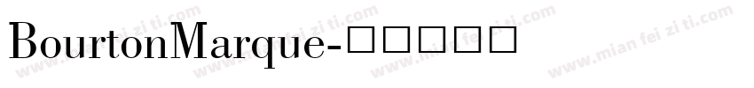 BourtonMarque字体转换