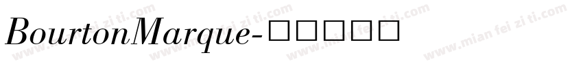 BourtonMarque字体转换