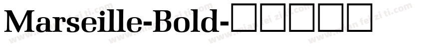 Marseille-Bold字体转换