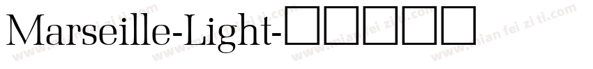 Marseille-Light字体转换