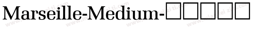 Marseille-Medium字体转换