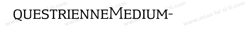 EquestrienneMedium字体转换