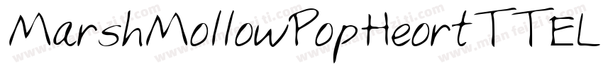 MarshMollowPopHeortTTEL字体转换