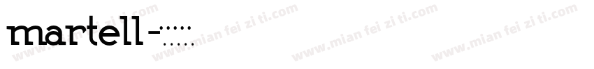 martell字体转换