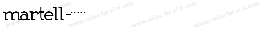 martell字体转换
