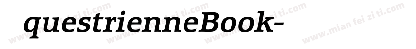 EquestrienneBook字体转换