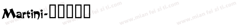Martini字体转换