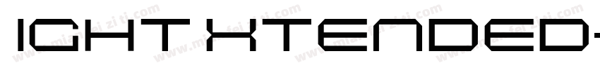LightExtended字体转换