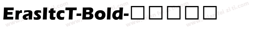 ErasItcT-Bold字体转换