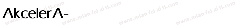 AkcelerA字体转换