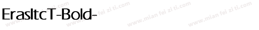 ErasItcT-Bold字体转换