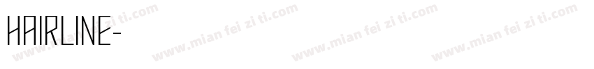 hairline字体转换