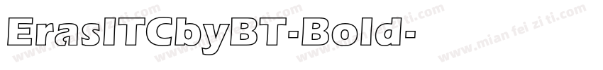 ErasITCbyBT-Bold字体转换