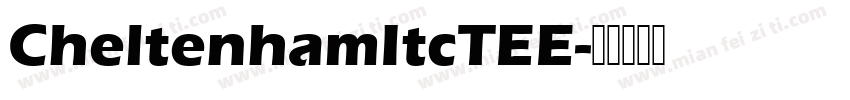 CheltenhamItcTEE字体转换