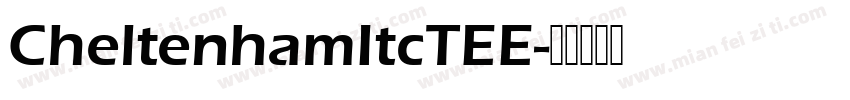 CheltenhamItcTEE字体转换