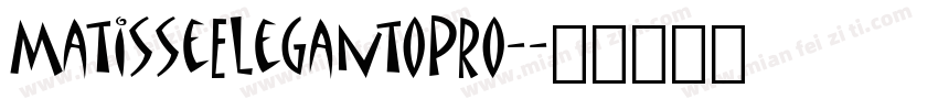 MatisseElegantoPro-字体转换