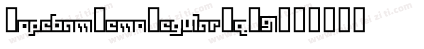 DopebamDemoRegular-qV91字体转换