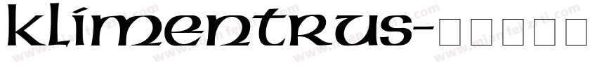 KlimentRus字体转换