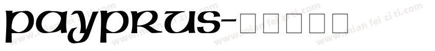 payprus字体转换