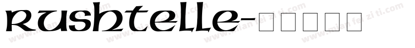 rushtelle字体转换