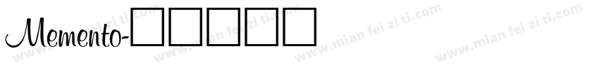 Memento字体转换