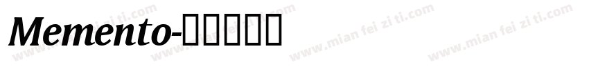 Memento字体转换