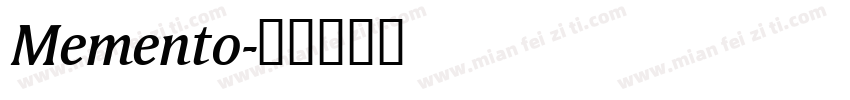 Memento字体转换