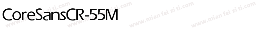 CoreSansCR-55Medium字体转换