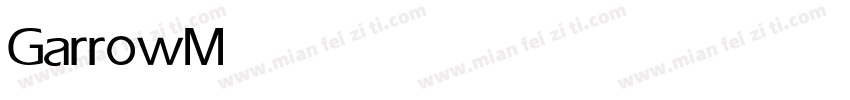 GarrowMedium字体转换