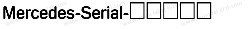 Mercedes-Serial字体转换