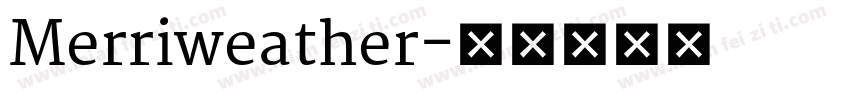 Merriweather字体转换