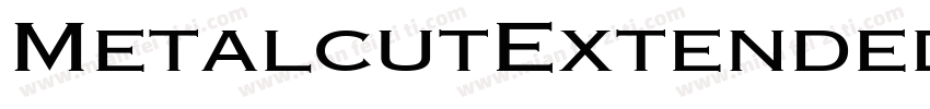 MetalcutExtended字体转换