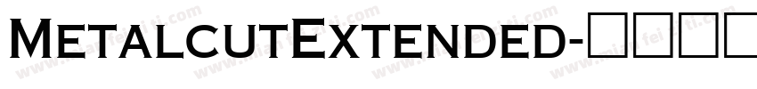 MetalcutExtended字体转换