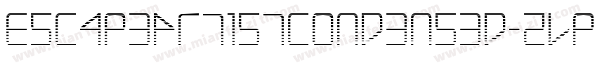 EscapeArtistCondensed-ZVpq8字体转换
