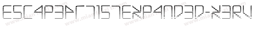 EscapeArtistExpanded-x3Rv5字体转换