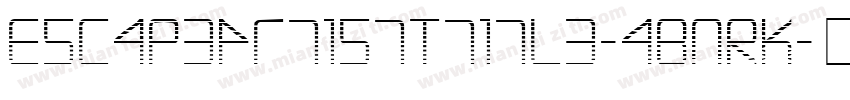 EscapeArtistTtitle-4BnRK字体转换
