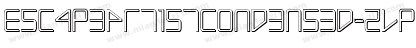 EscapeArtistCondensed-ZVpq8字体转换
