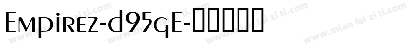 Empirez-d95gE字体转换