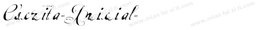 Escrita-Inicial字体转换
