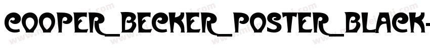Cooper_Becker_Poster_Black字体转换