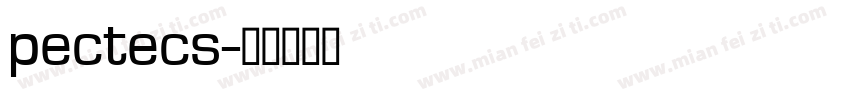 pectecs字体转换