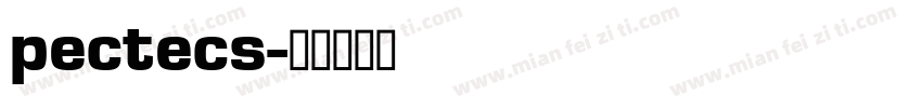 pectecs字体转换