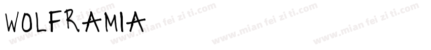 WOLFRAMIA字体转换
