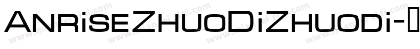 AnriseZhuoDiZhuodi字体转换