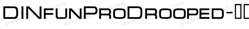 DINfunProDrooped字体转换