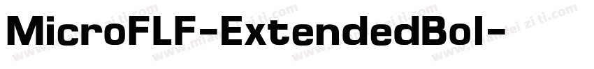 MicroFLF-ExtendedBol字体转换