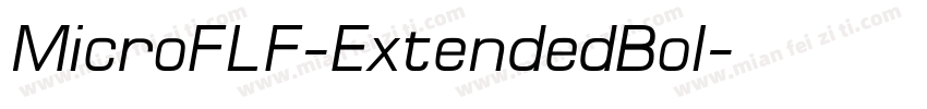 MicroFLF-ExtendedBol字体转换