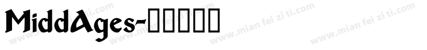 MiddAges字体转换
