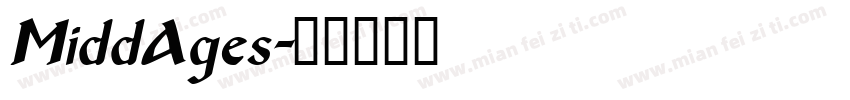 MiddAges字体转换